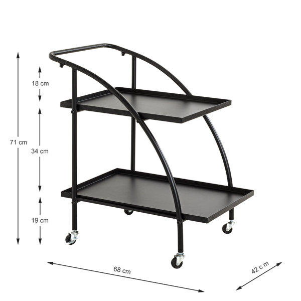 ClassicLiving Sheppard Serving Cart Wayfair.ie